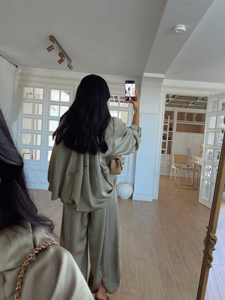 Light Olive Set Silk