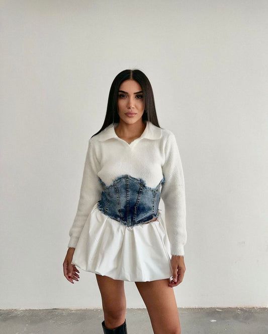 Pull Fur x Denim