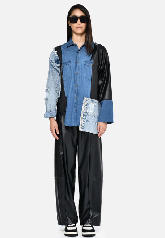 Denim x Leather