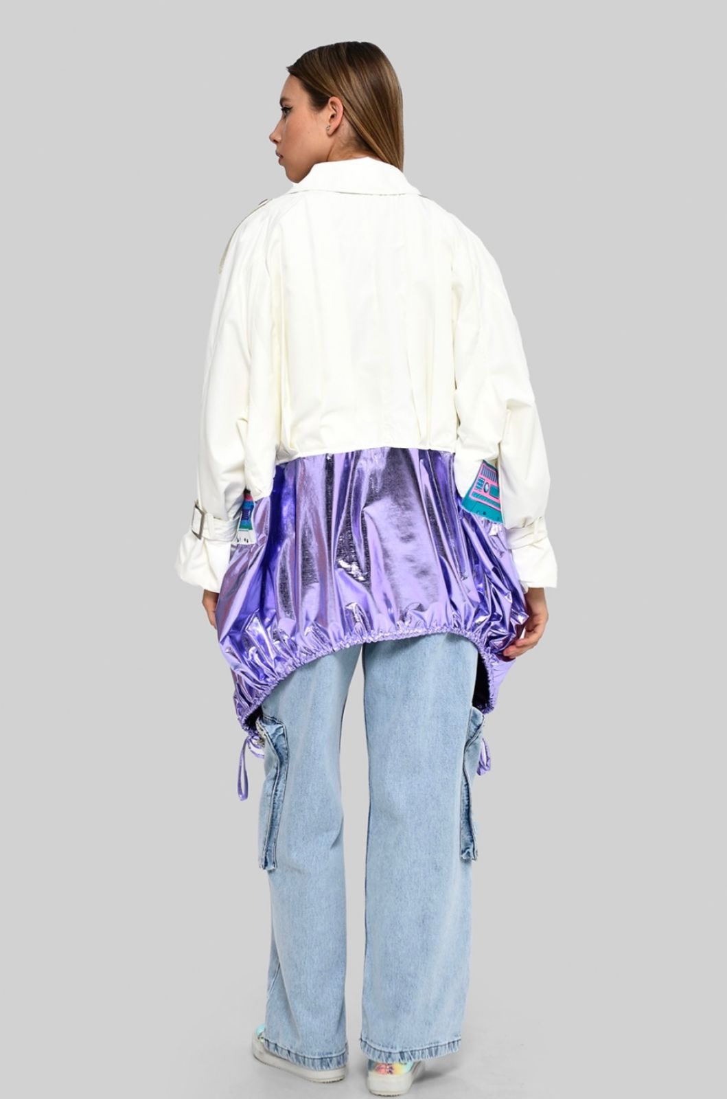 Trench White x Purple