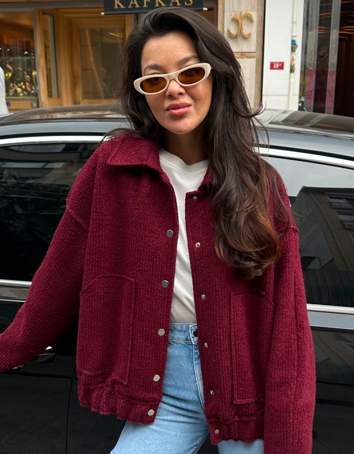 Burgundy Sweater