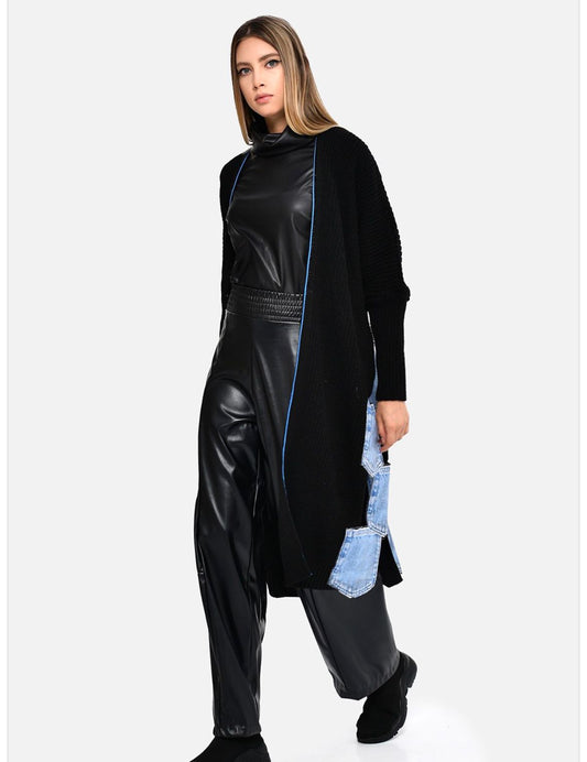 Black Denim Cutting Back