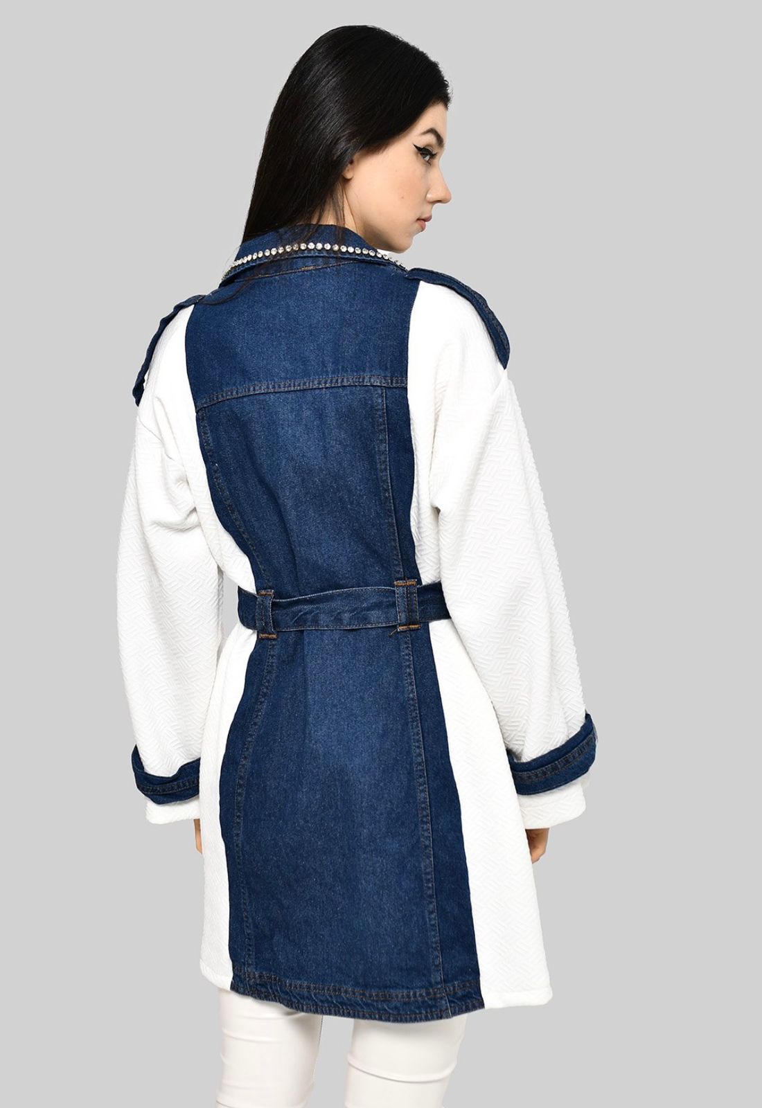 Denim x White Jacket