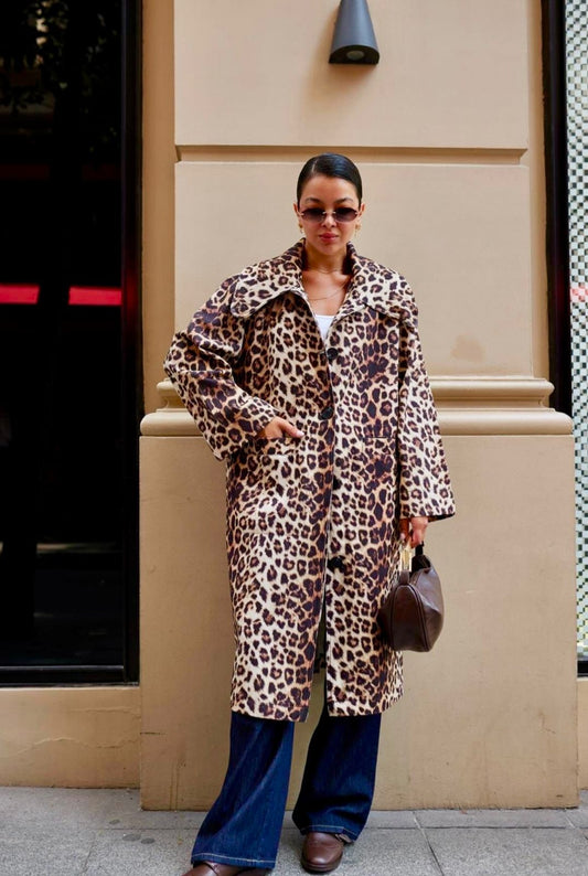 Leopard Trenchcoat
