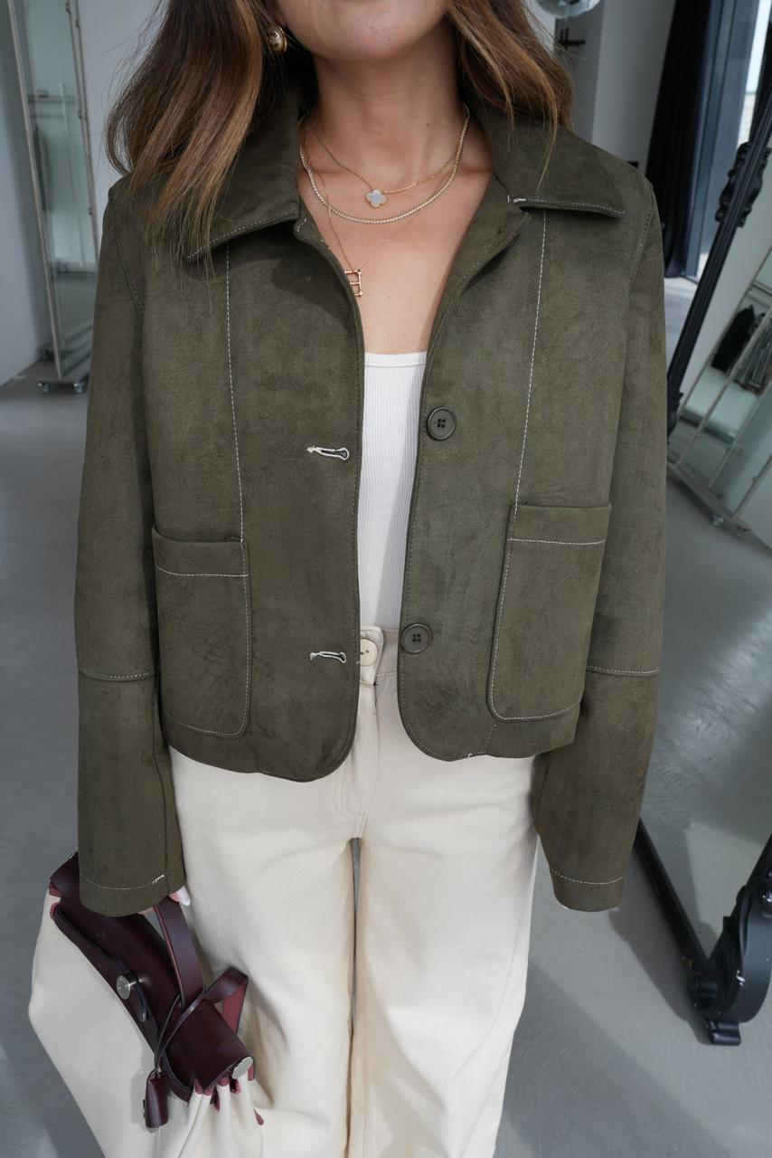 Olive Jacket Studs