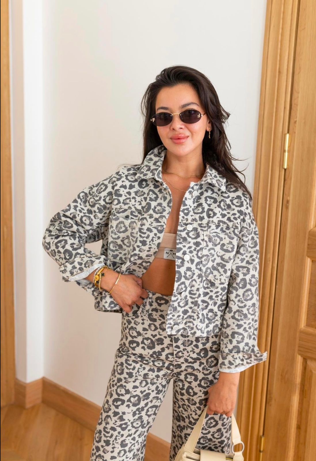 Set Leopard Grey