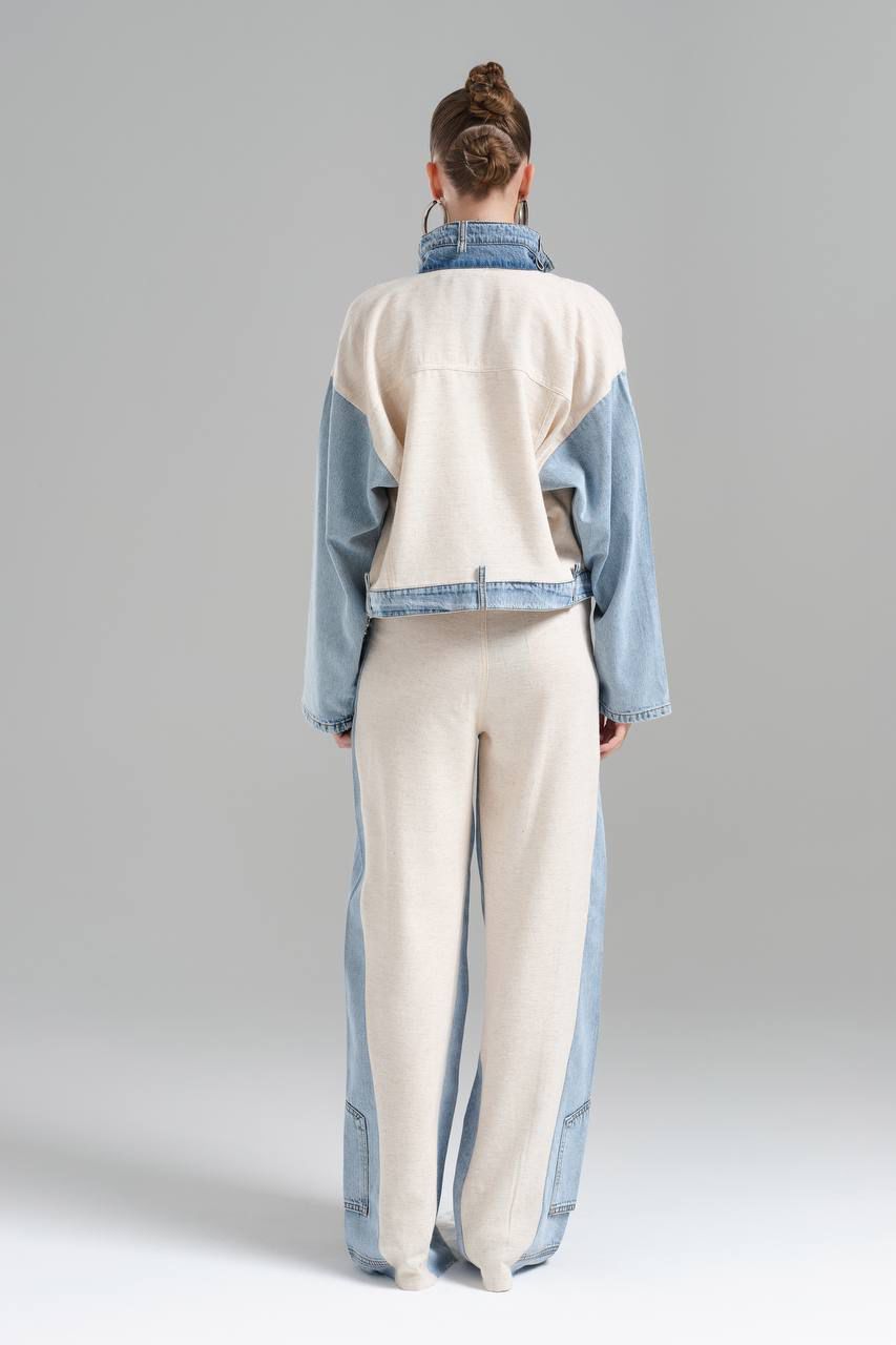 Denim x Beige Set TW