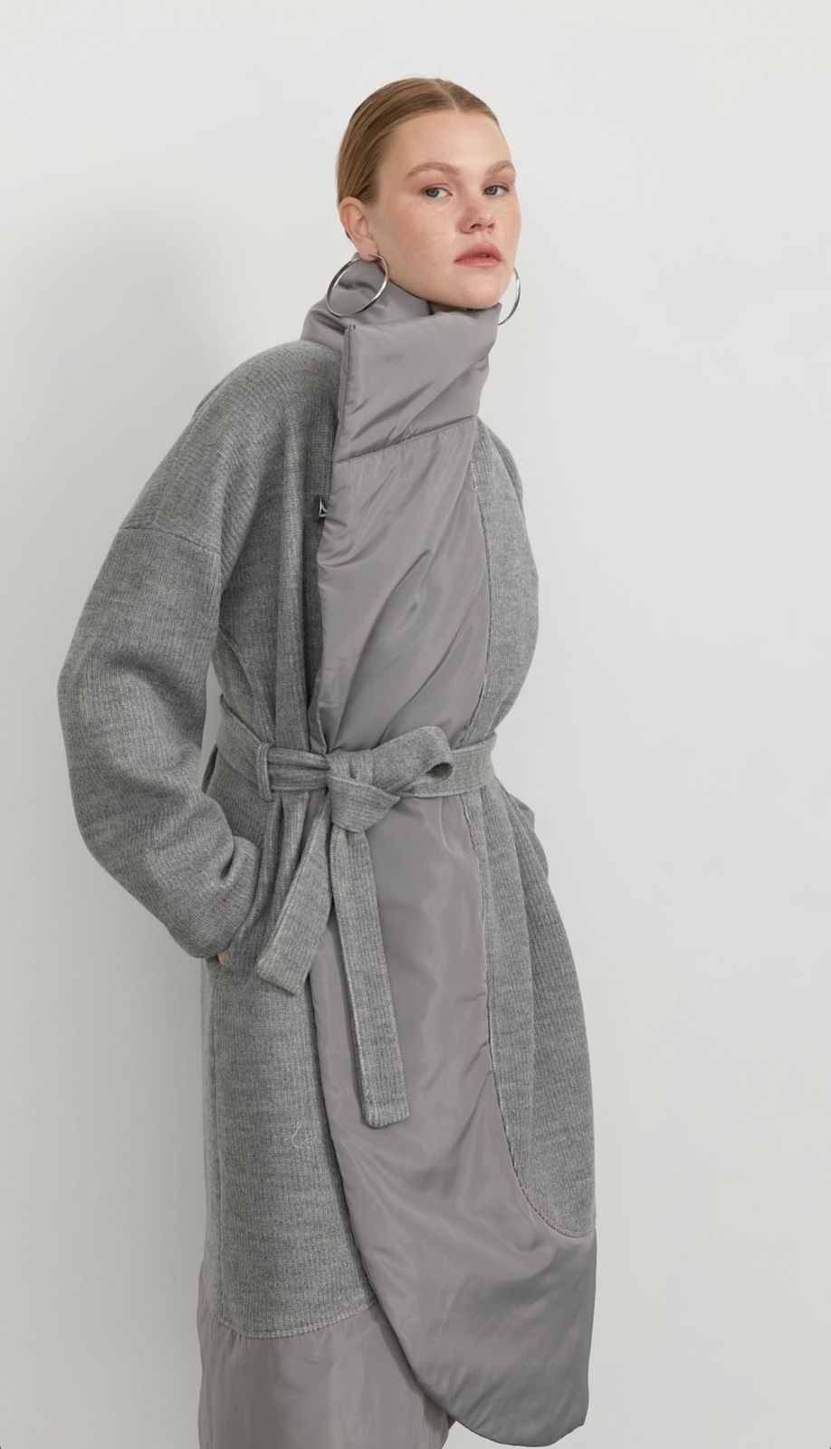 Grey Coat Waterproof Wool