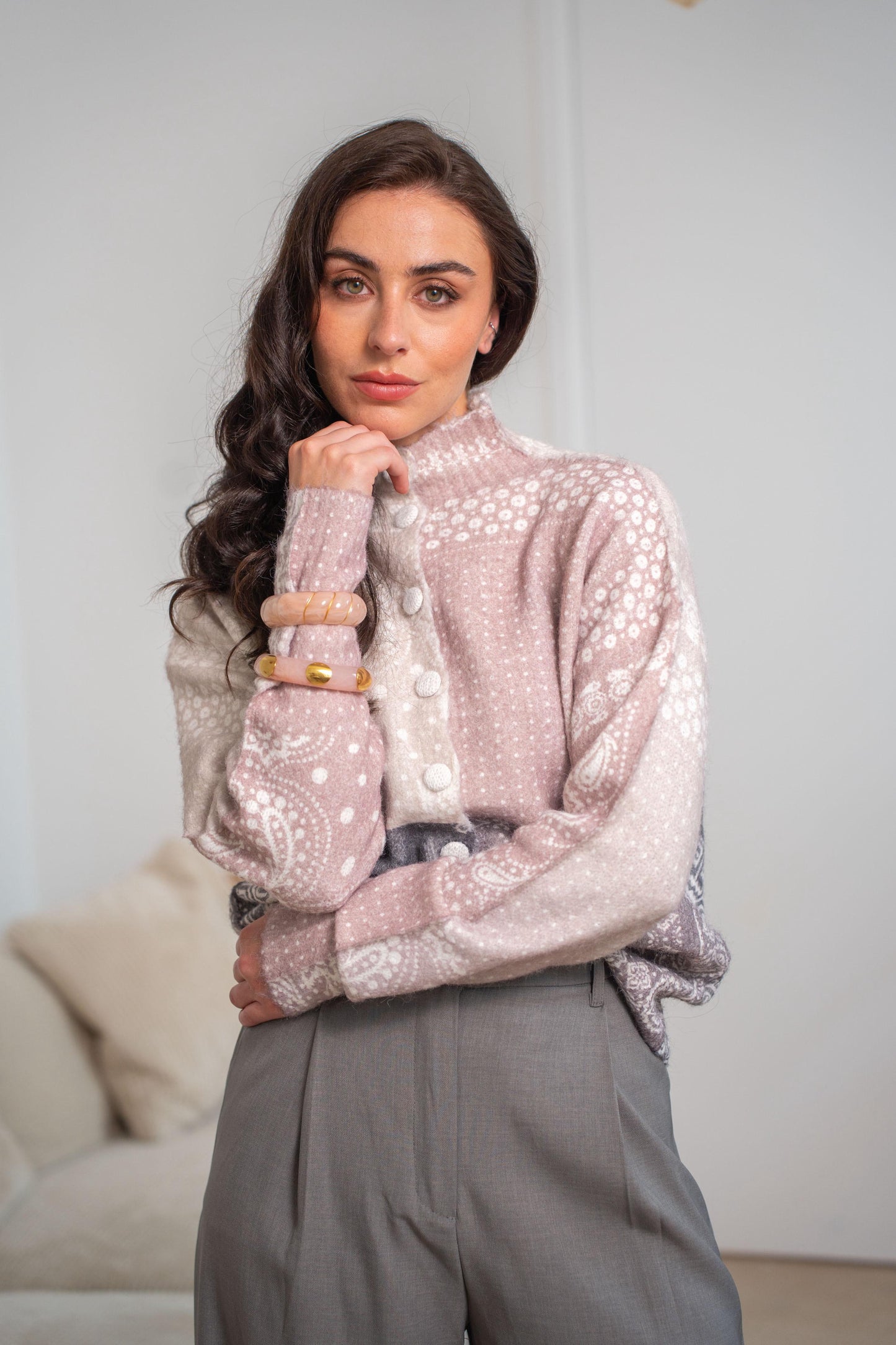 Nude Bandana Knit