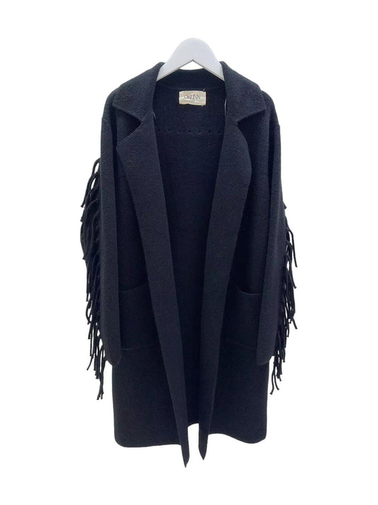 Black Fringes Coat