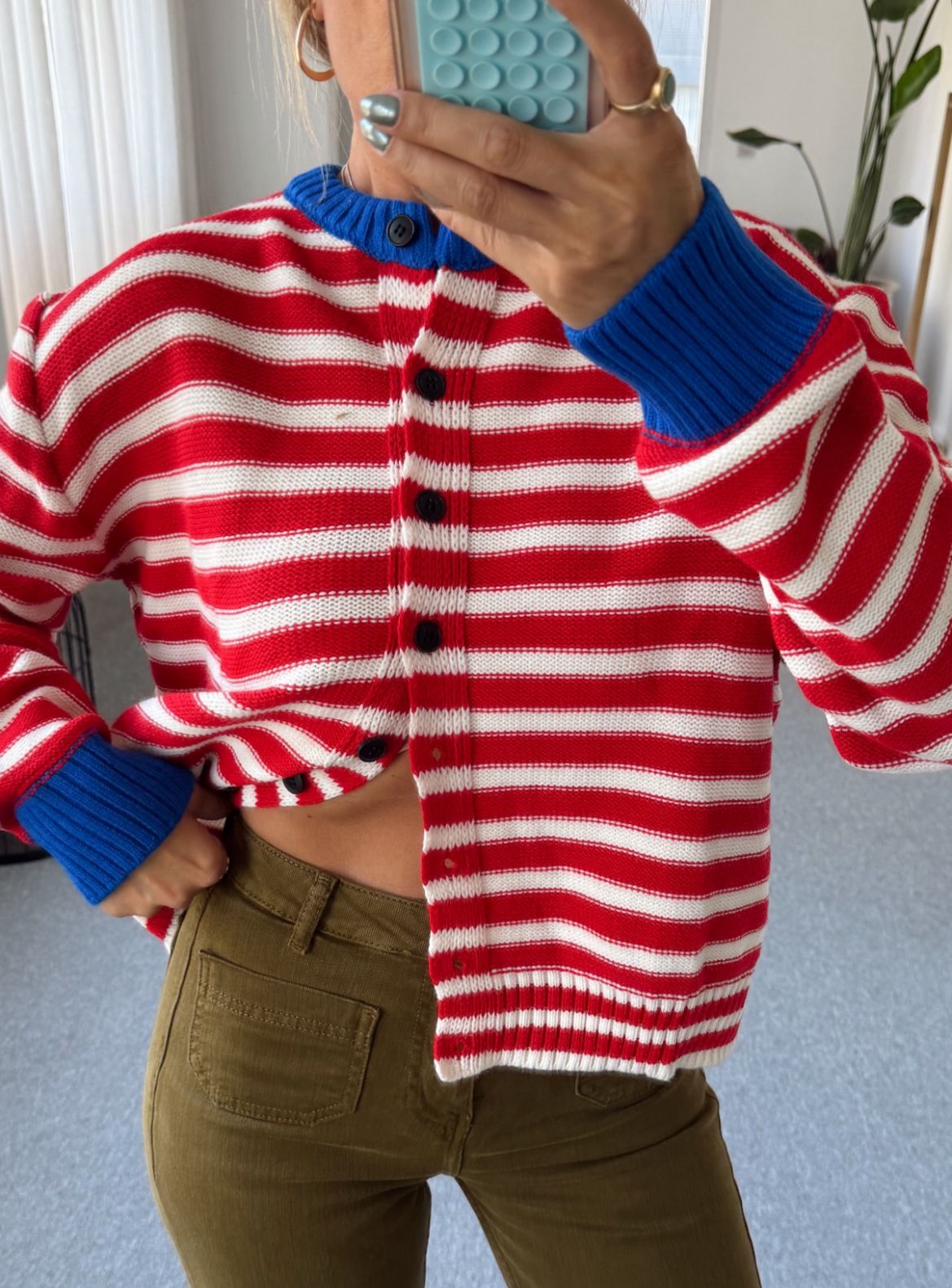 Stripe Red x Blue