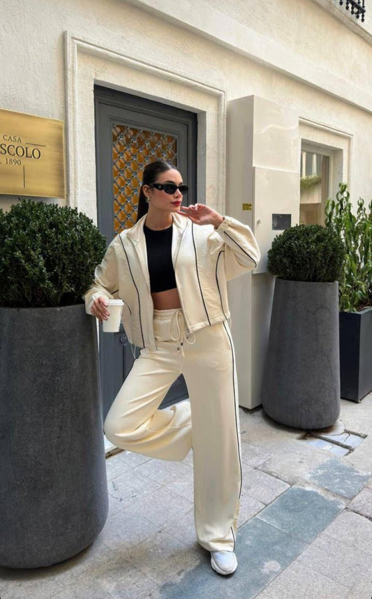 Set Off White Black Line
