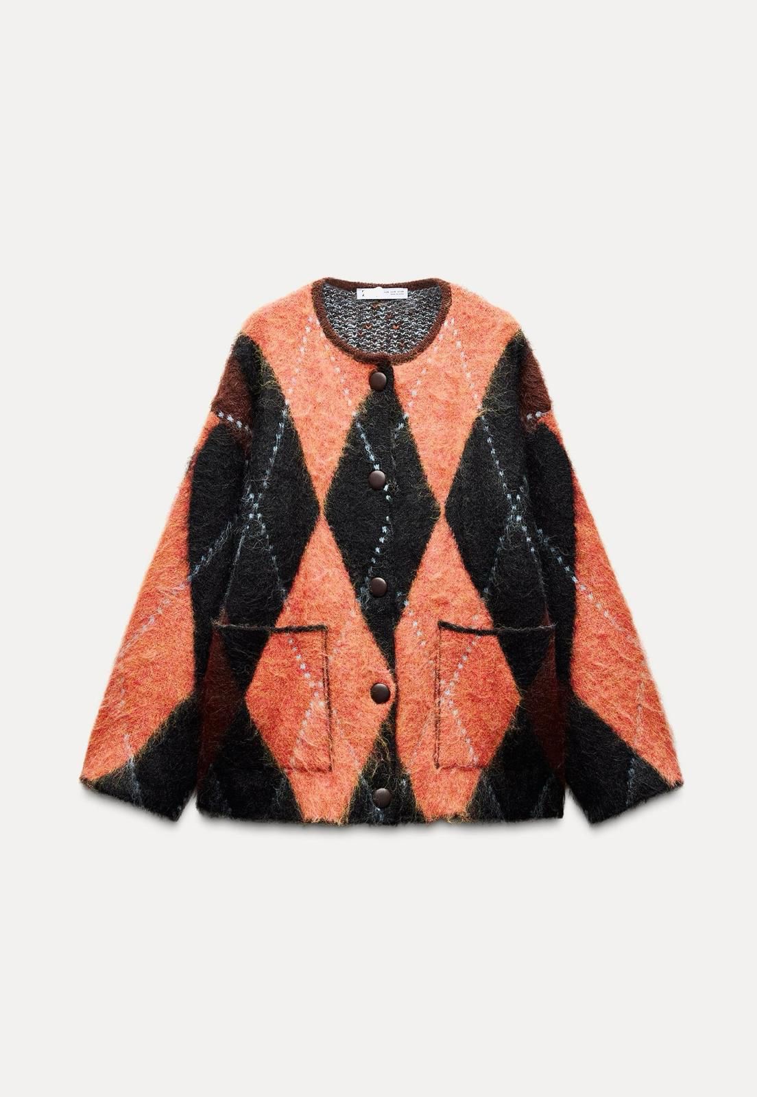 Knitted Orange x Black
