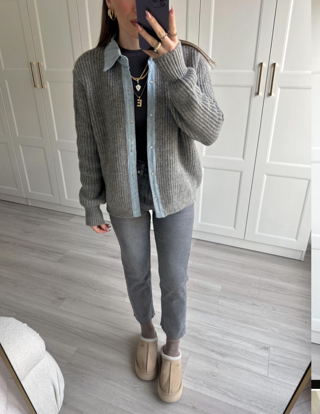 Grey Knit