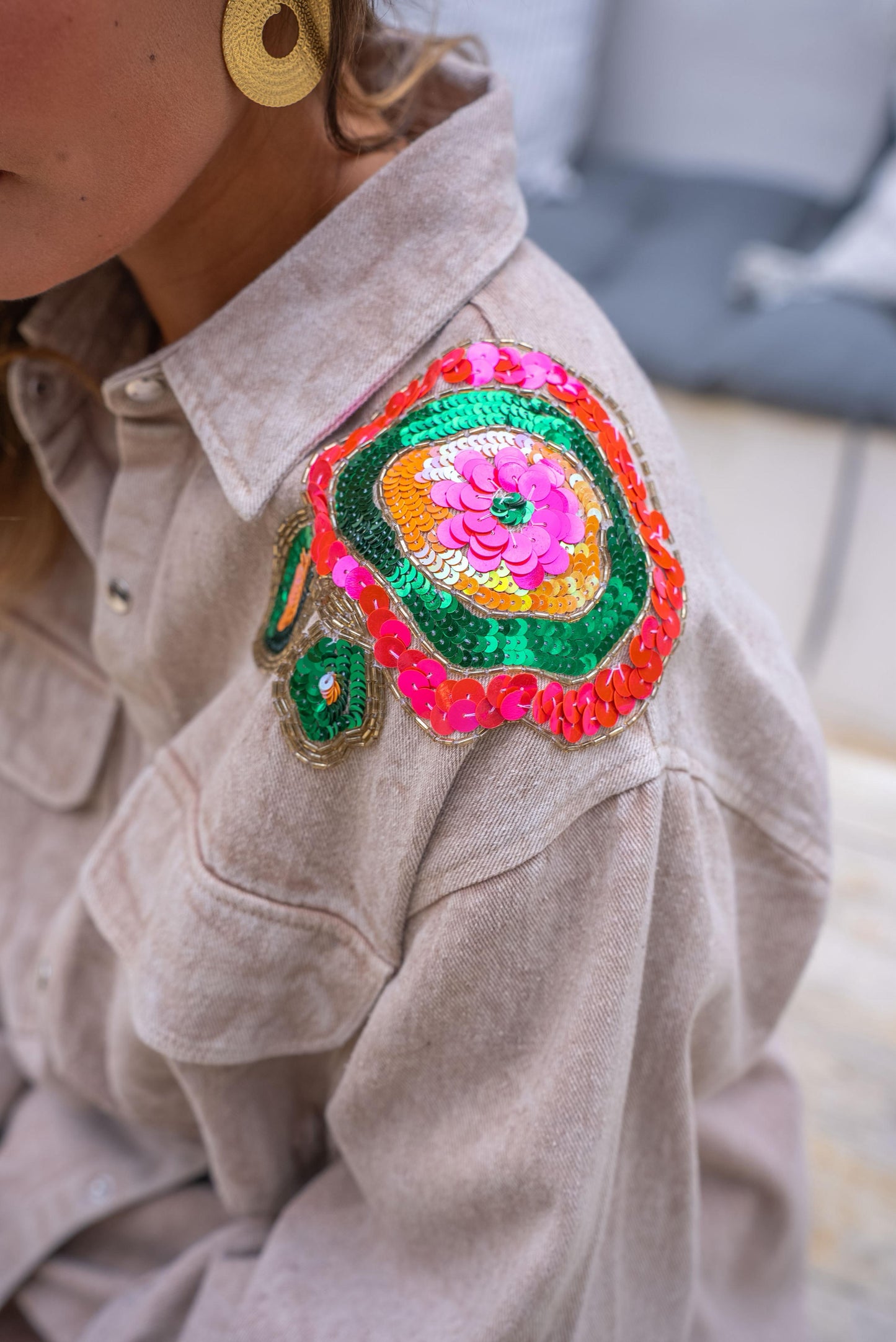 Set Beige Payette Flora