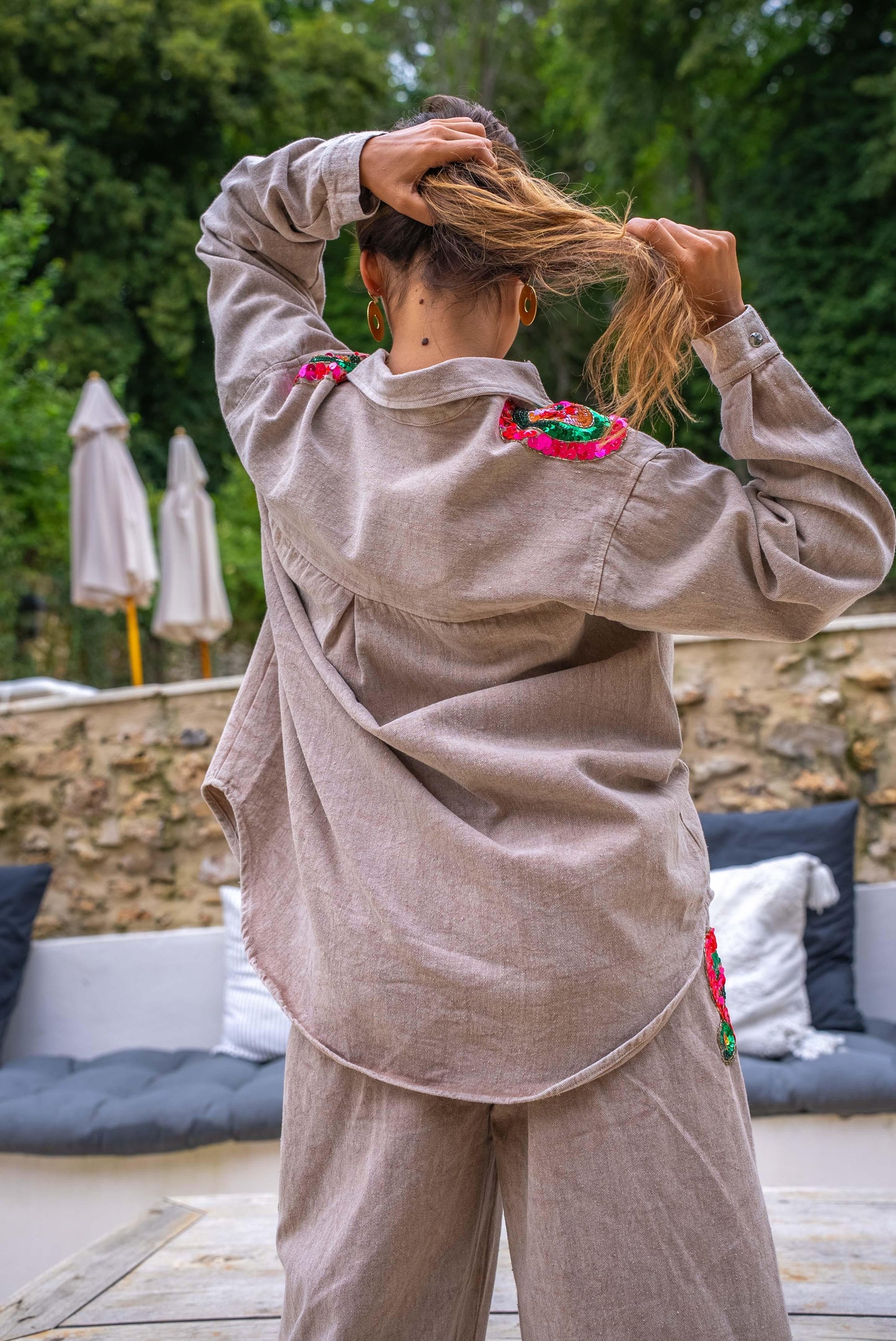 Set Beige Payette Flora