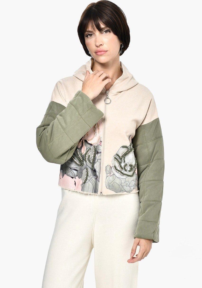 Sweater DQ Olive Sleeves