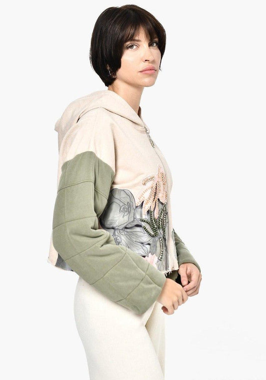 Sweater DQ Olive Sleeves