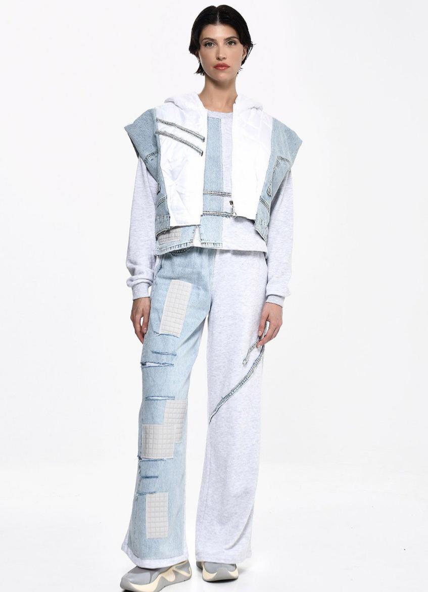 Vest Half Denim Waterproof