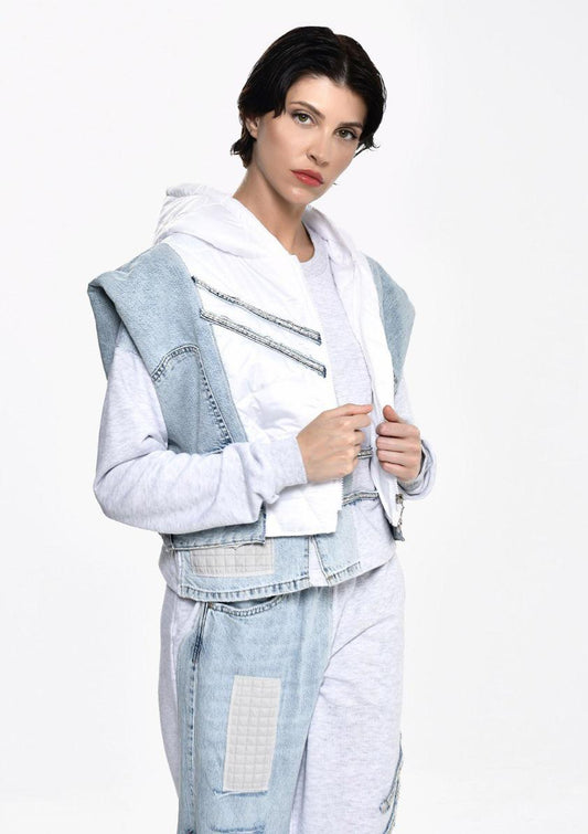 Vest Half Denim Waterproof