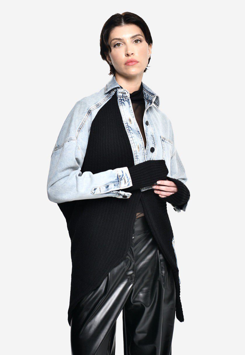 Denim x Black Knit DQ