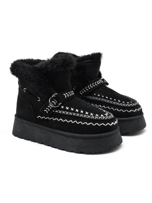 Tan Ankle Boots Black