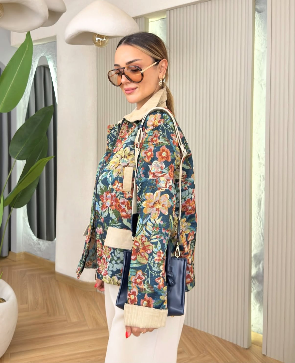 Jacket vintage floral