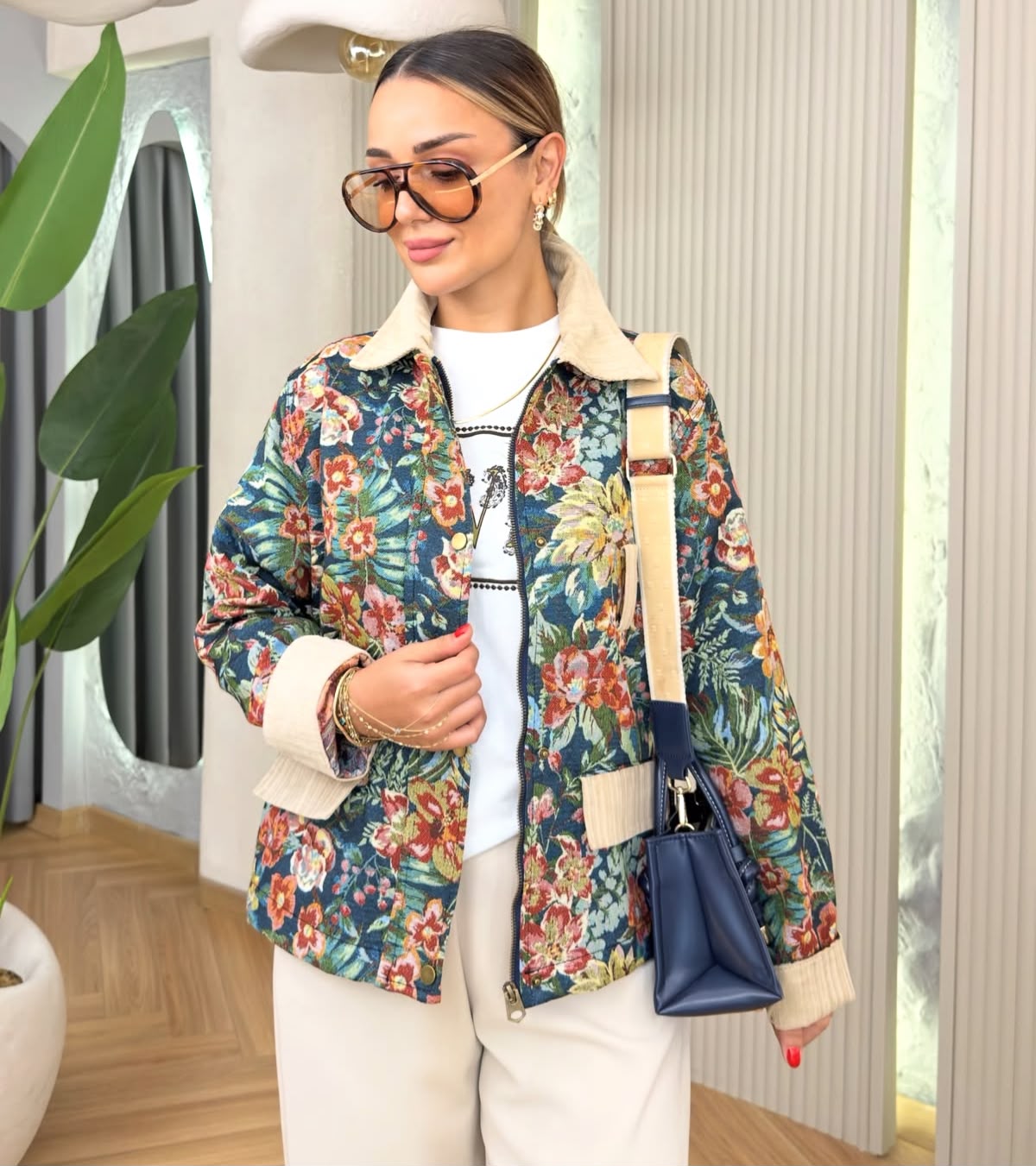 Jacket vintage floral