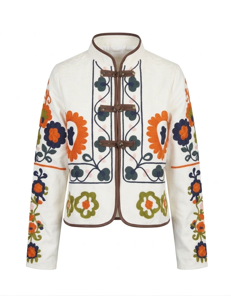 Jacket embroidery