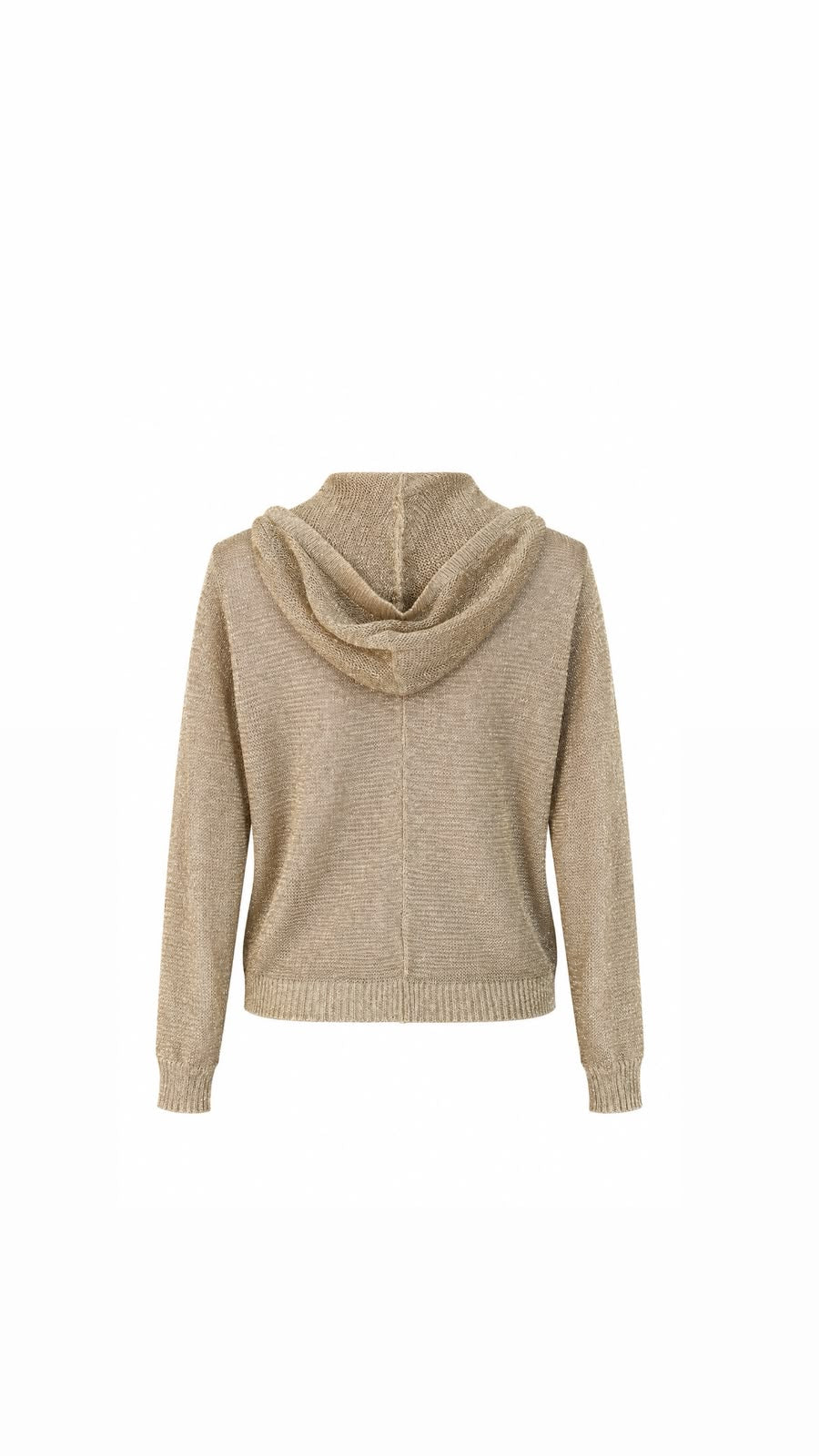 Cardigan zipper gold