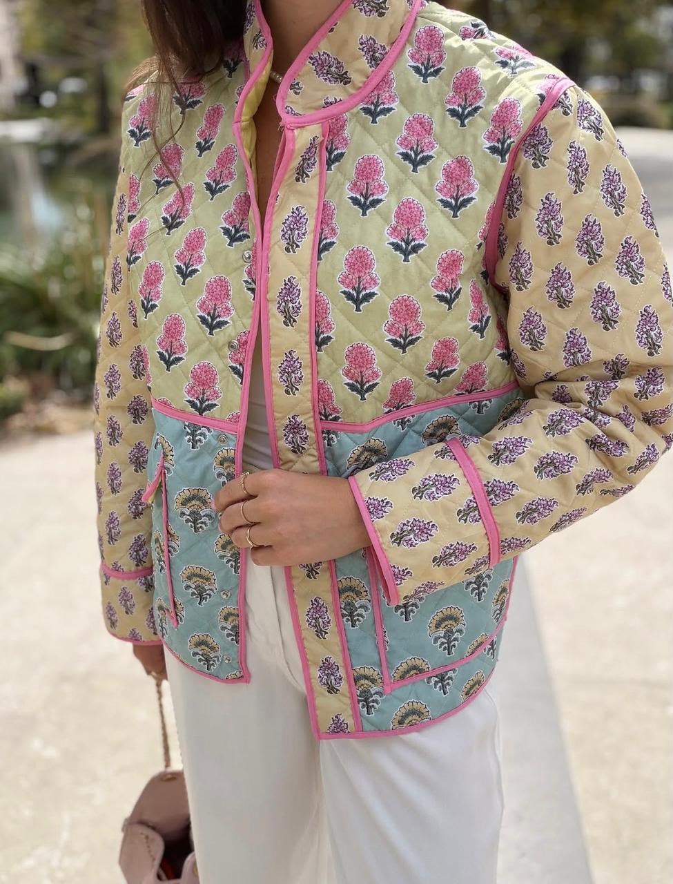 Jacket pattern multicolor