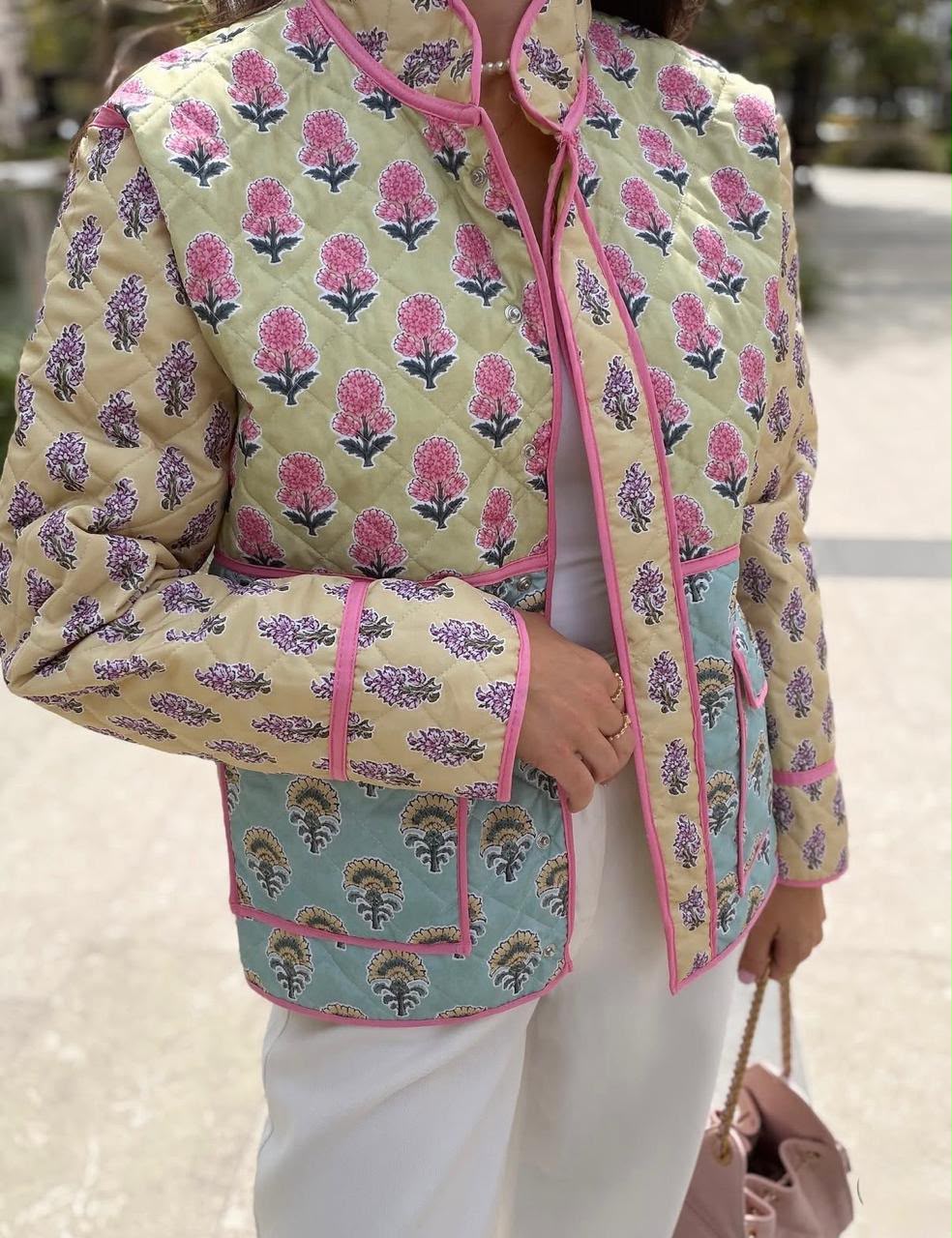 Jacket pattern multicolor