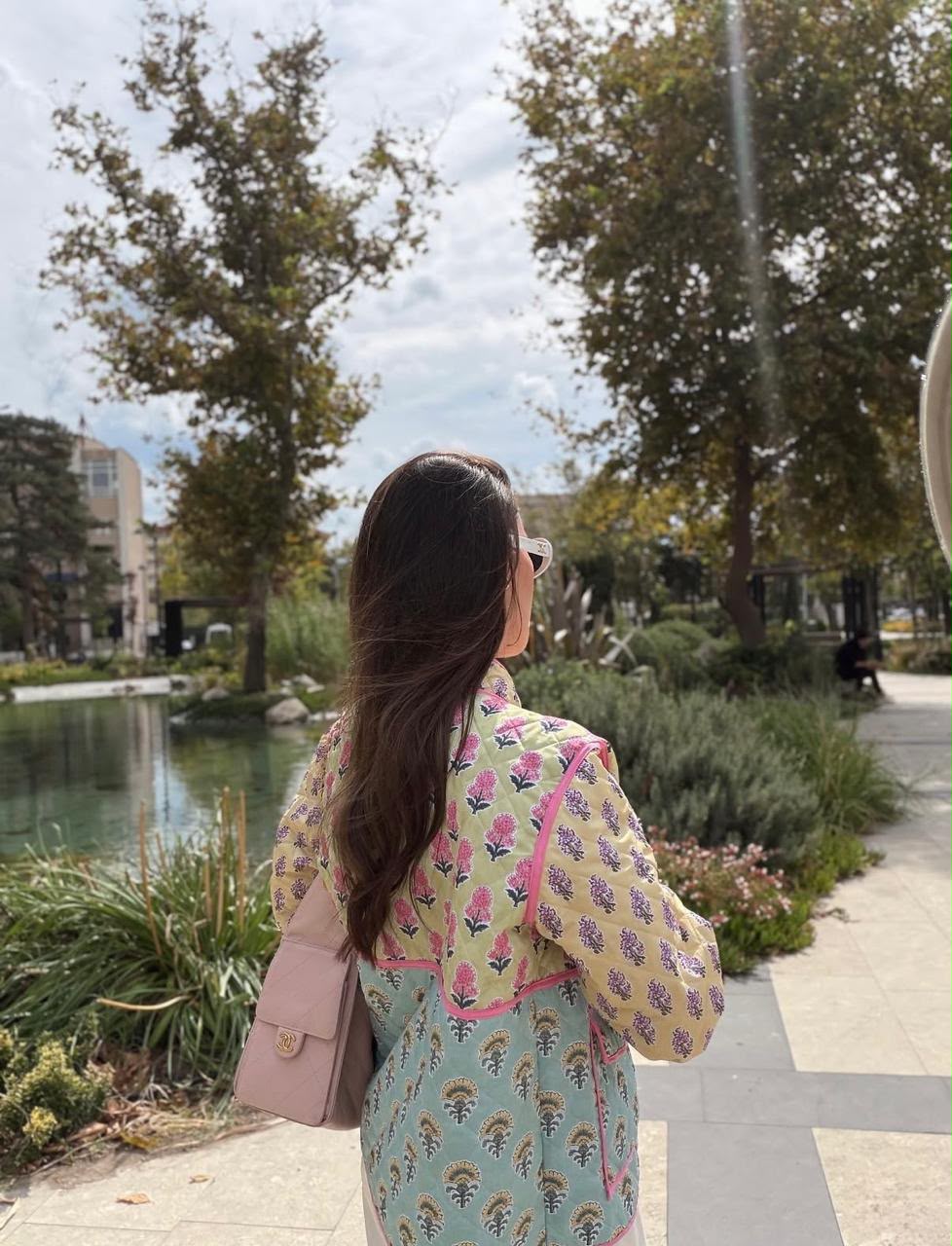 Jacket pattern multicolor