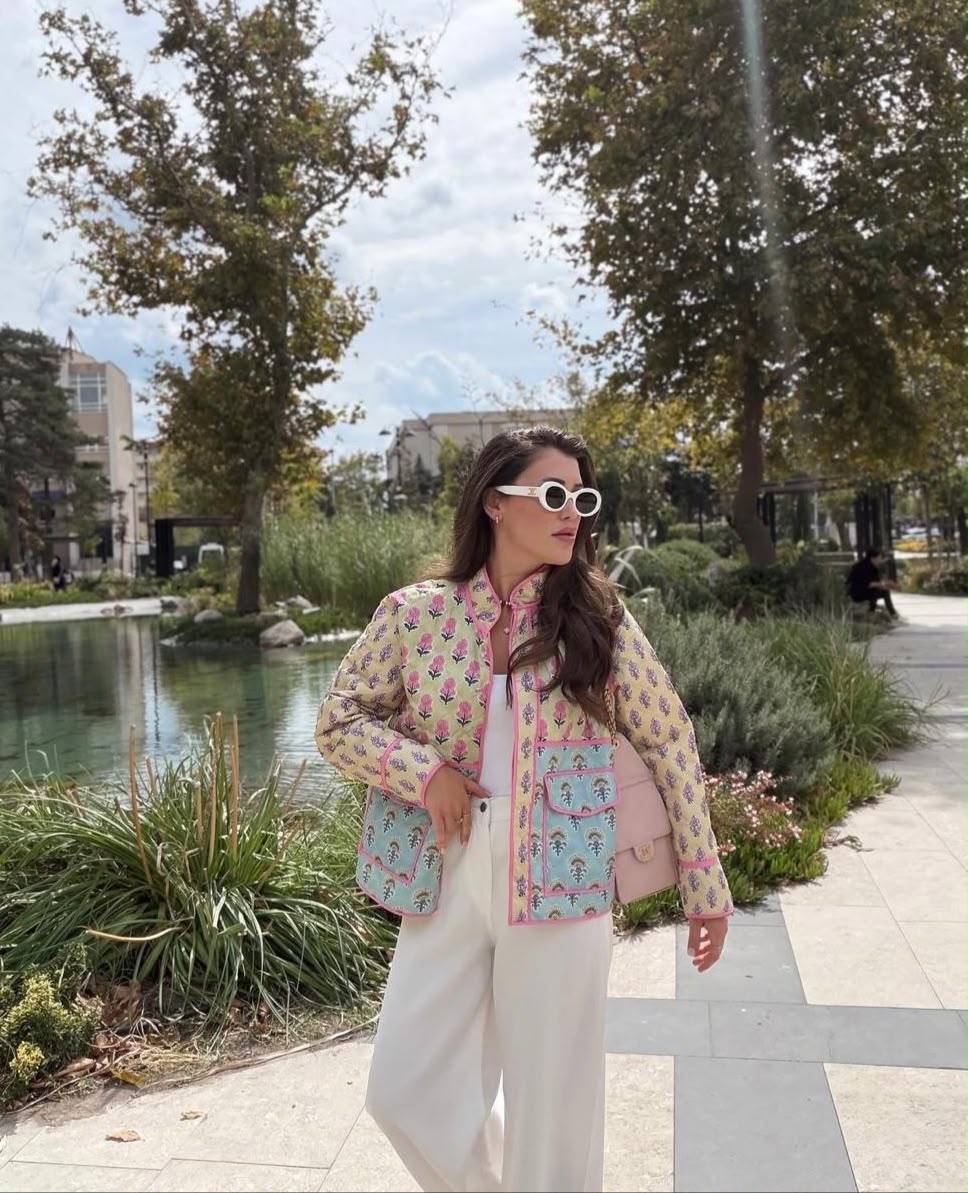 Jacket pattern multicolor