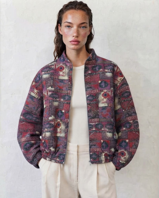 Jacket vintage burgundy
