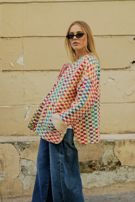 Jacket embroidery multicolor limited
