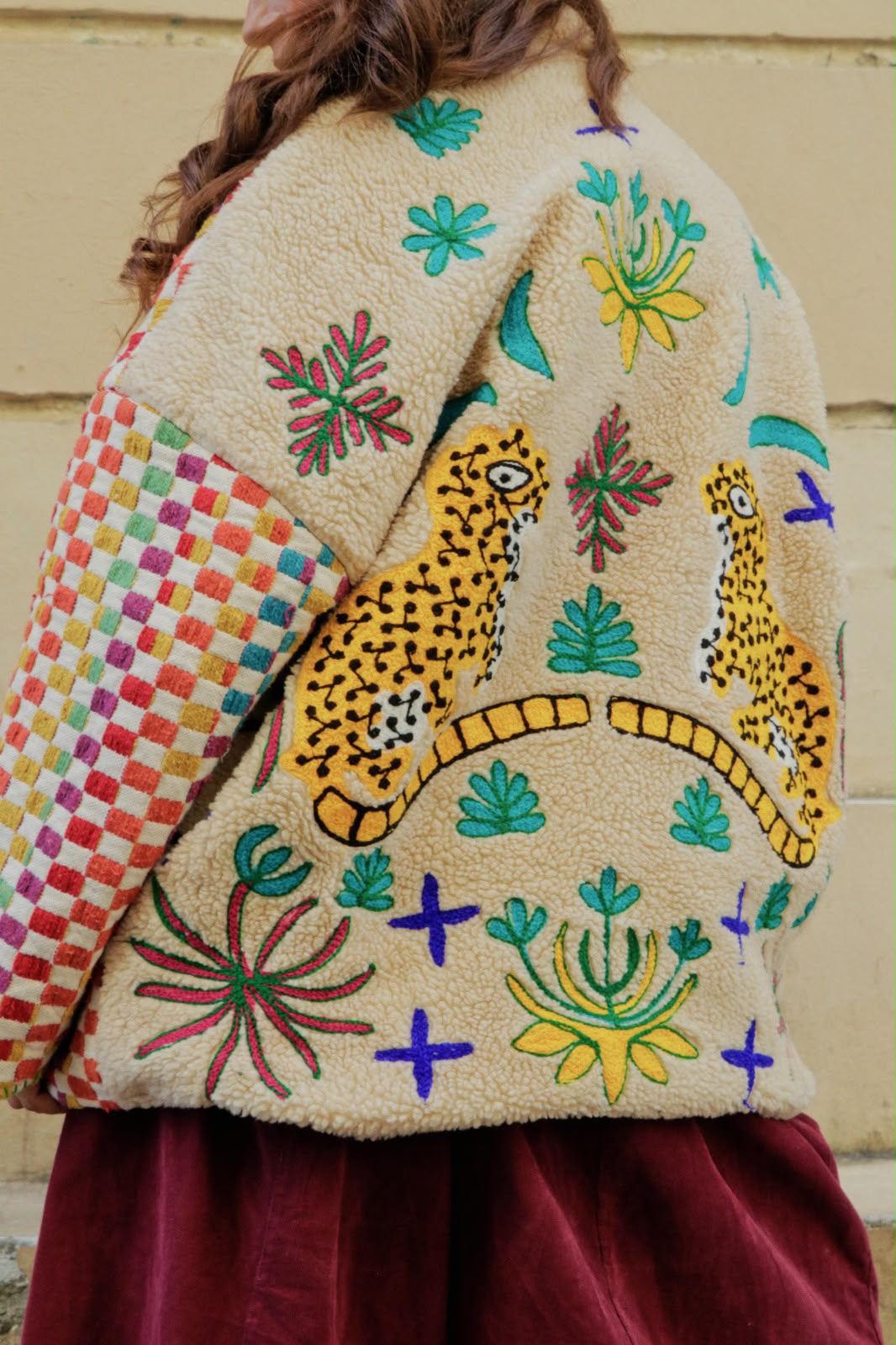 Jacket Teddy multicolor limited