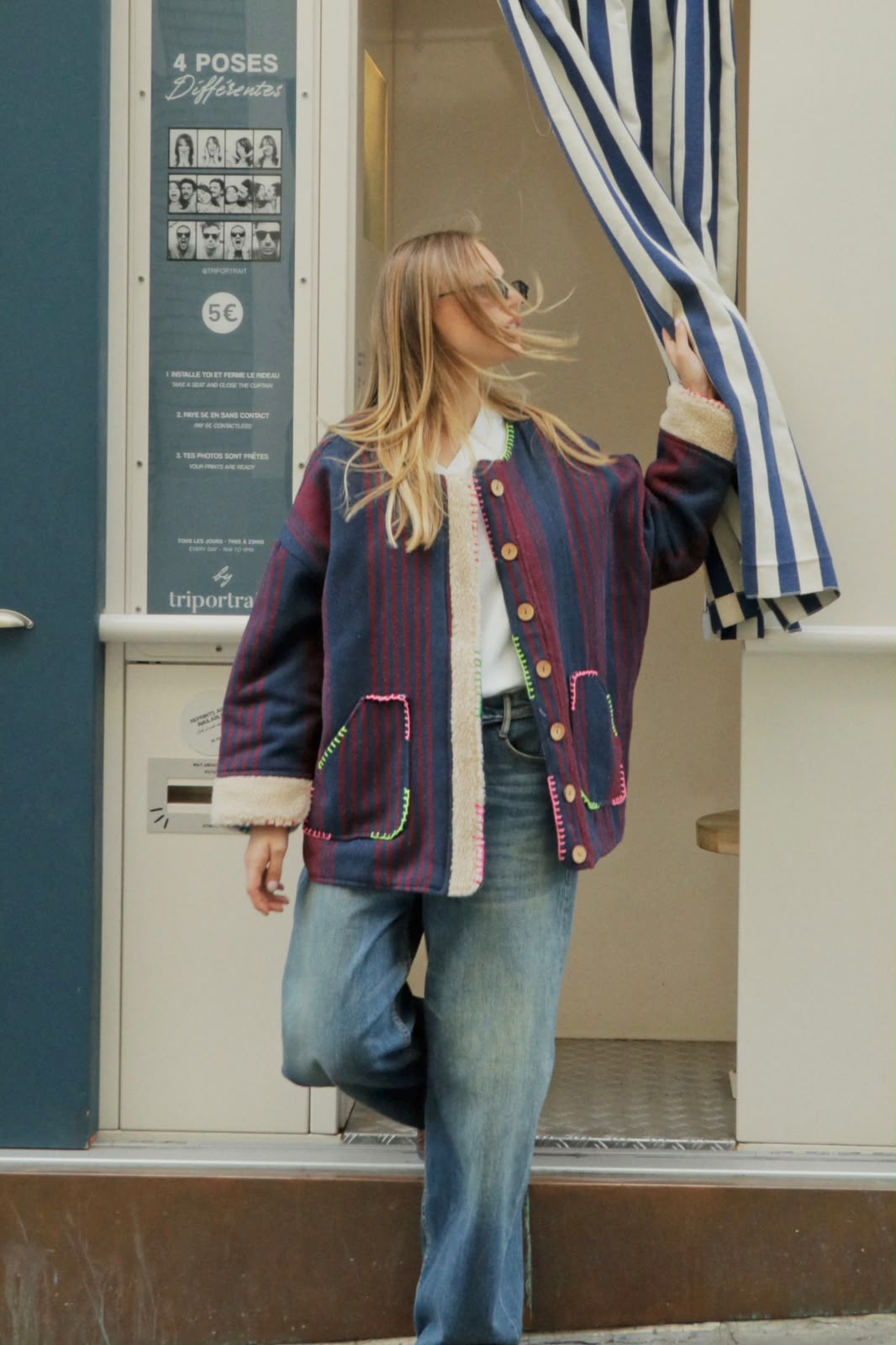 Jacket purple blue limited