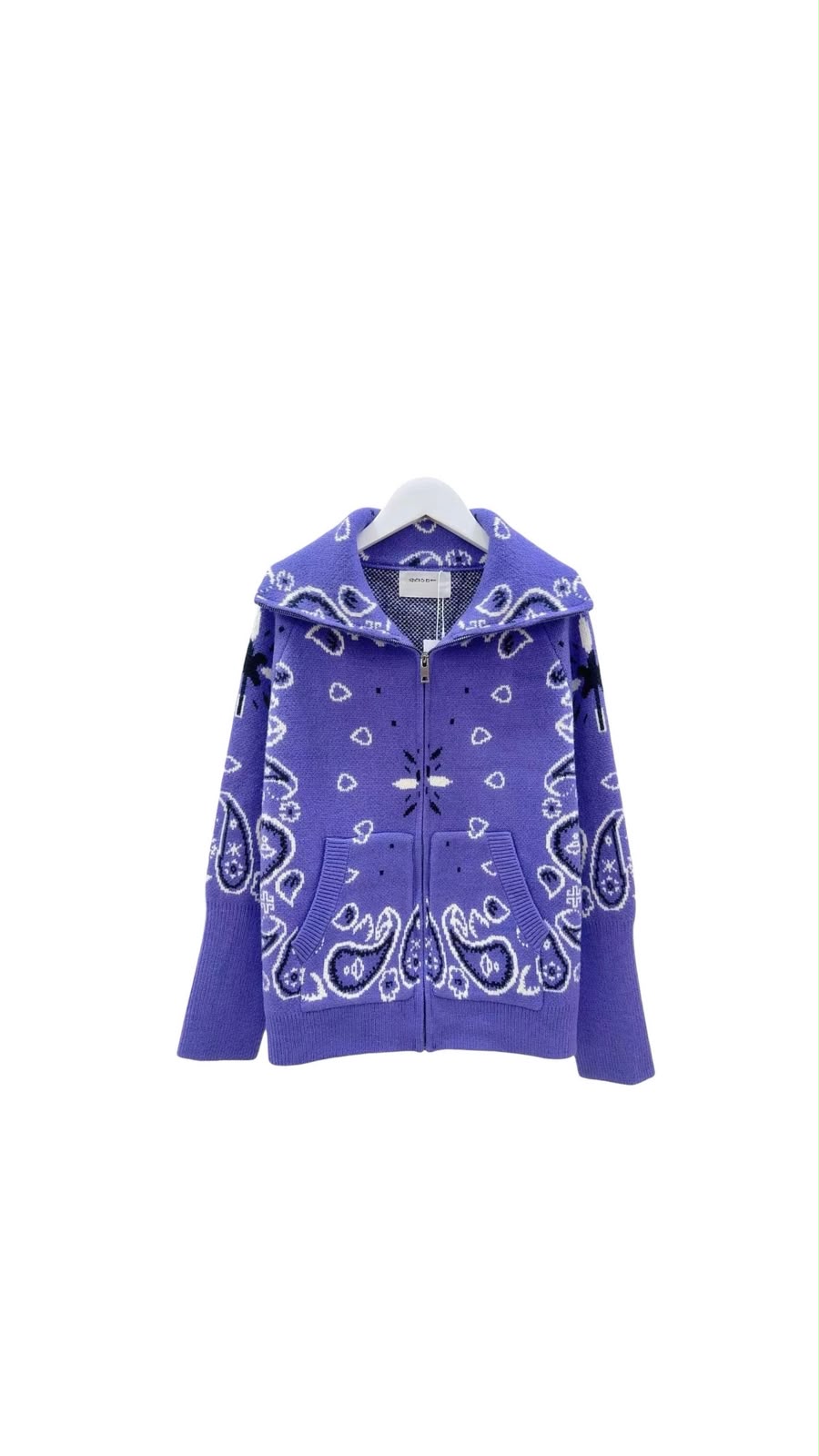 Bandana zipper purple