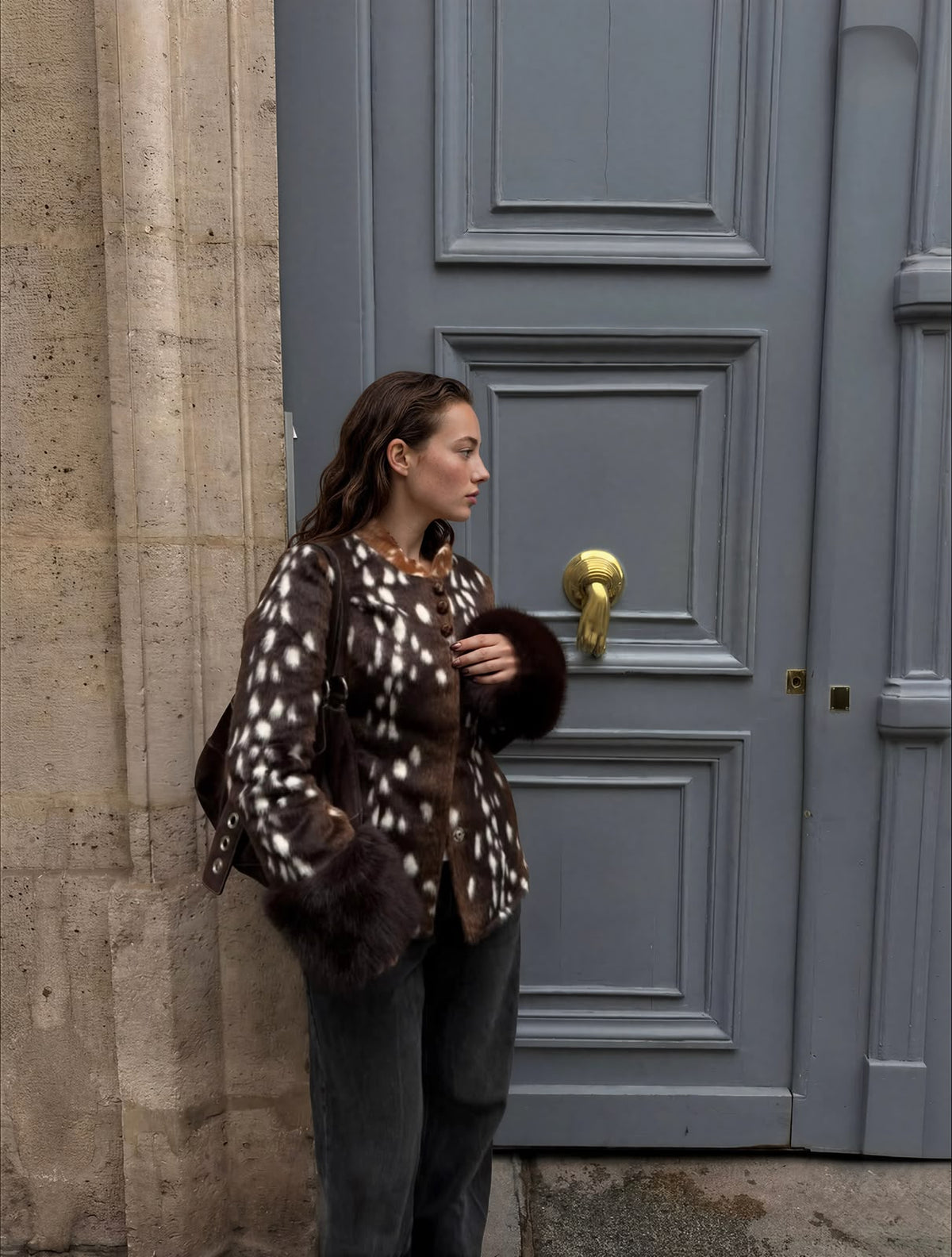 Jacket bambi brown