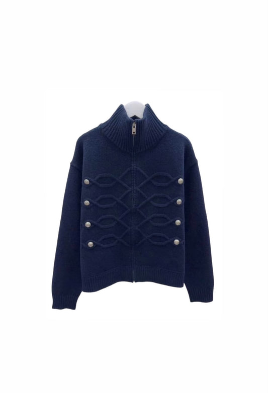 Jacket Napoleon navy zipper