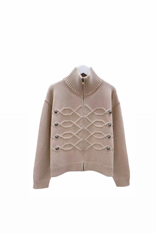 Jacket Napoleon beige zipper