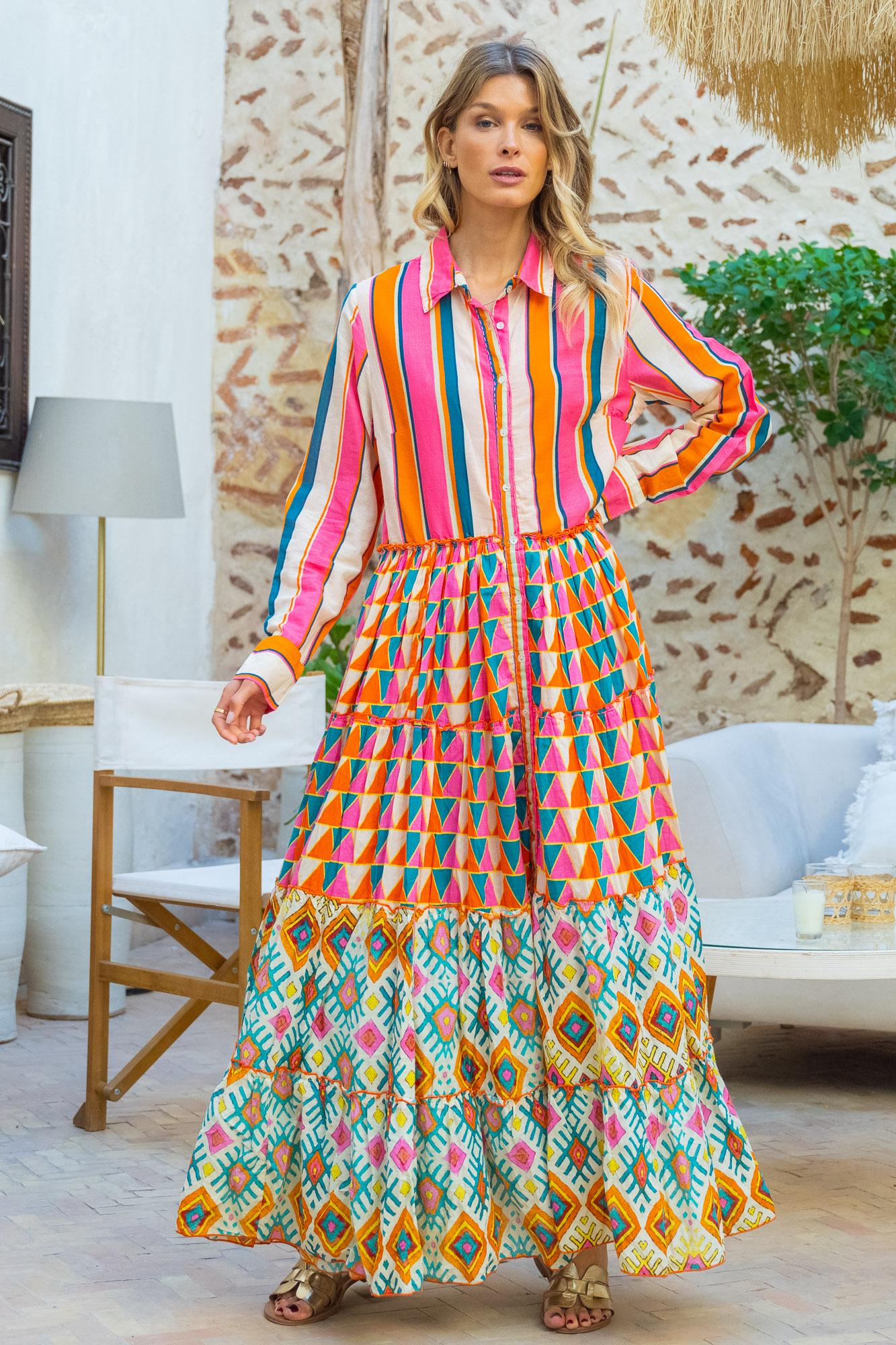 GoldS Dress multicolor