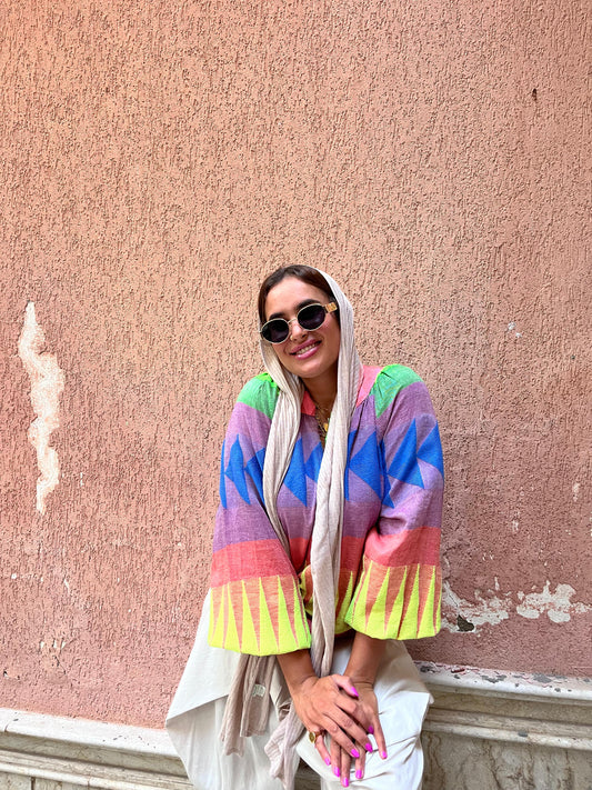 Shirt Multicolor Embroidery