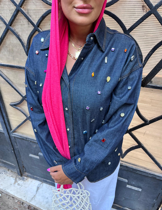 Set Denim Studs