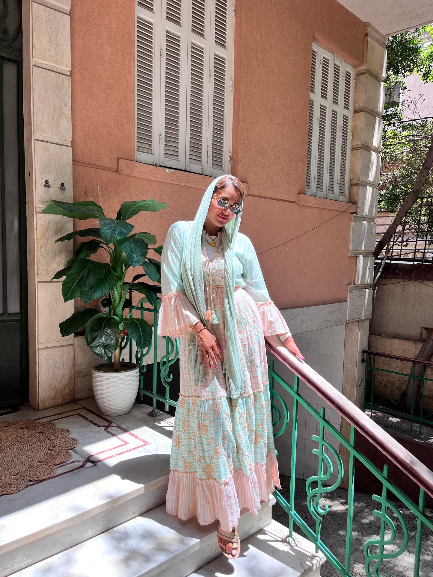 Dress Aqua