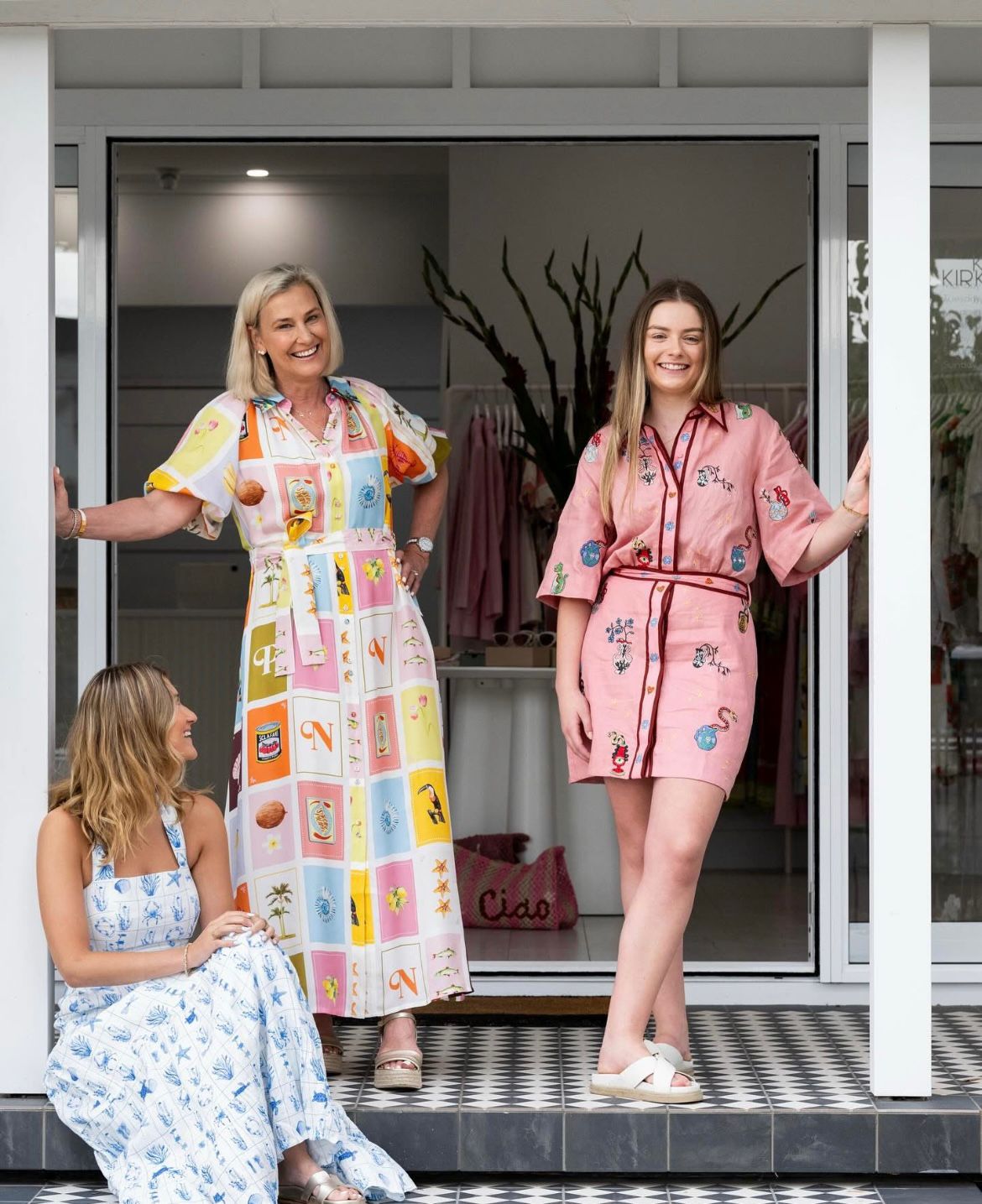 Pattern Almais Dress Letters