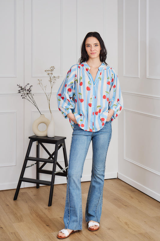 Shirt Stripe Cherry