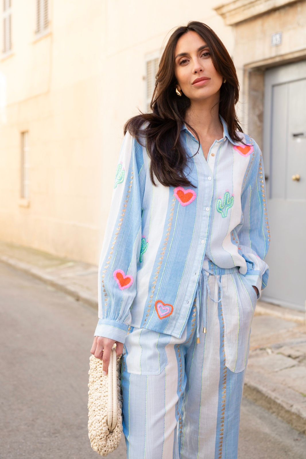 Orlin Patterned Stripe Set