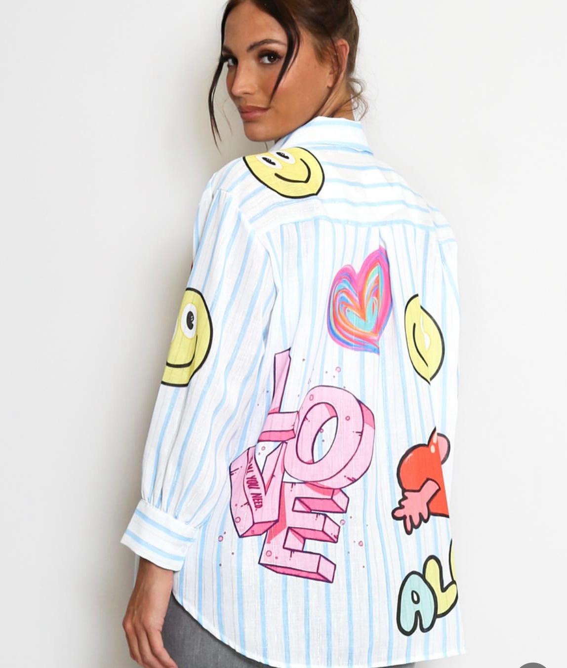 April Vintage Shirt smile face